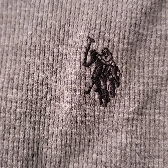 U.S. Polo Assn. Gray Long Sleeve Size L - Picture 5 of 6